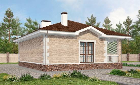 065-002-П Проект бани из кирпича | Проекты домов от House Expert