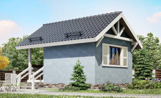 020-001-П Проект одноэтажного дома, простой дом из дерева | Проекты домов от House Expert