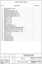 Ведомость чертежей Ведомость чертежей