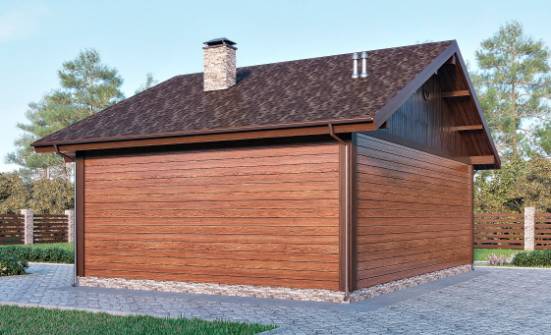 065-001-П Проект бани из газосиликатных блоков | Проекты домов от House Expert