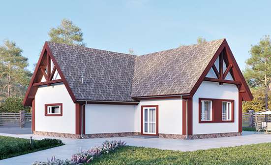 145-002-Л Проект гаража из газосиликатных блоков | Проекты домов от House Expert