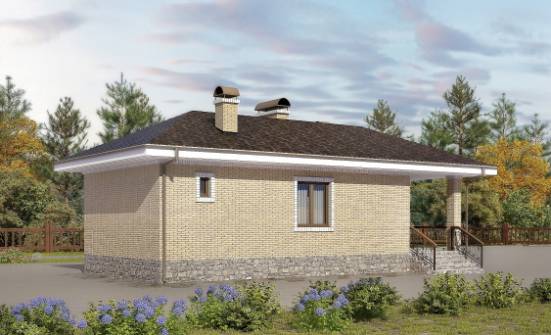 040-002-П Проект бани из пеноблока | Проекты домов от House Expert