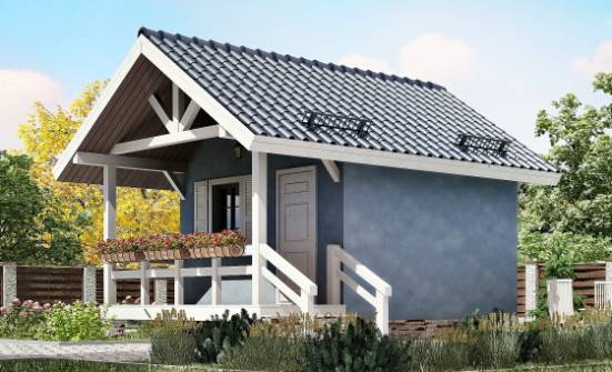 020-001-П Проект одноэтажного дома, простой дом из дерева | Проекты домов от House Expert
