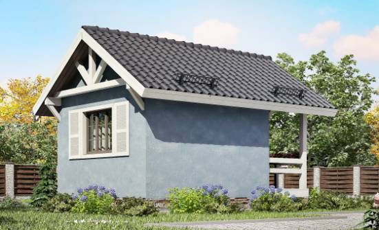 020-001-П Проект одноэтажного дома, простой дом из дерева | Проекты домов от House Expert