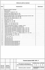 Ведомость чертежей Ведомость чертежей